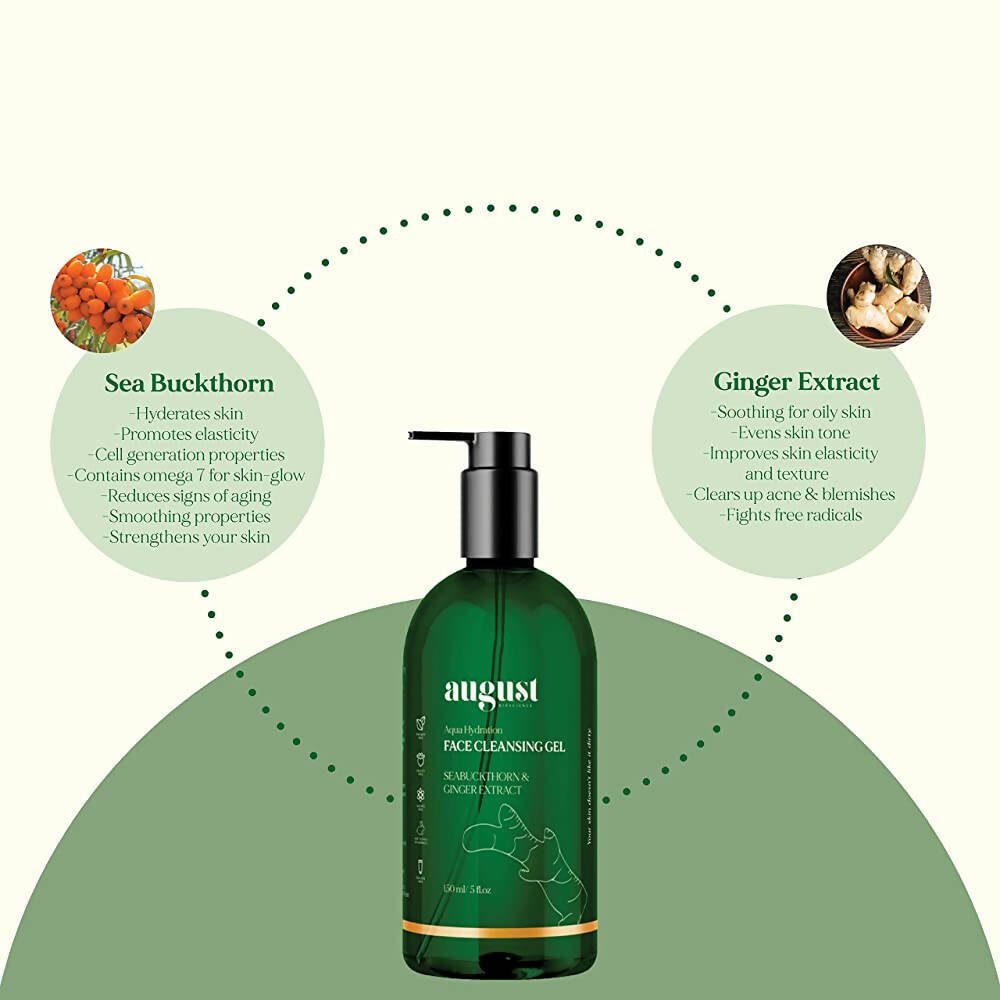 August Bioscience Aqua Hydration Face Cleansing Gel | Grocsy
