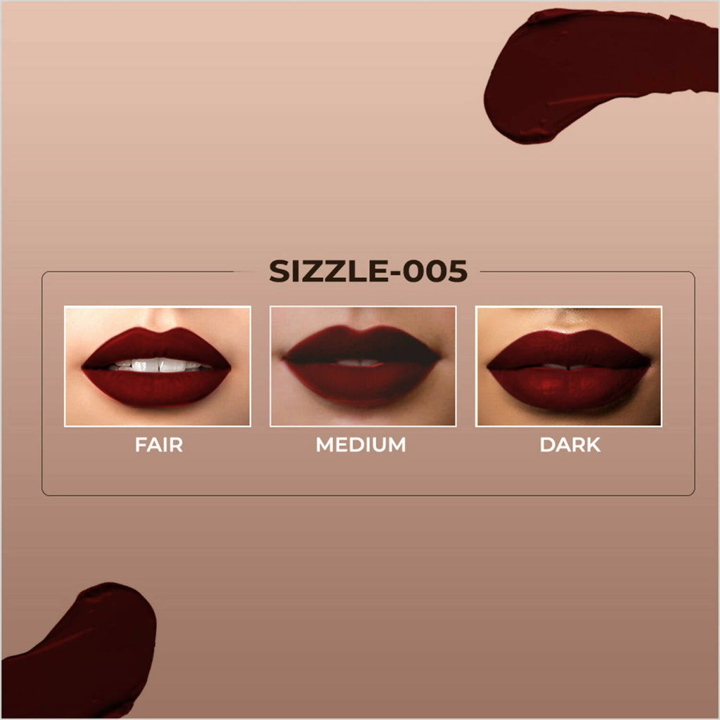 Colorbar Powerkiss Vegan Matte Lipcolor- Sizzle | Grocsy