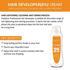 Oxyglow Herbals Professional Hair Color Developer - 20 Volume (6%) Orange | Grocsy