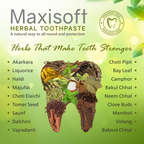 Maxisoft Herbal Healthy Teeth Toothpaste | Grocsy
