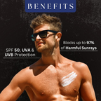 Amazing Earth Sunscreen for Men - SPF 50 Gel Cream | Grocsy
