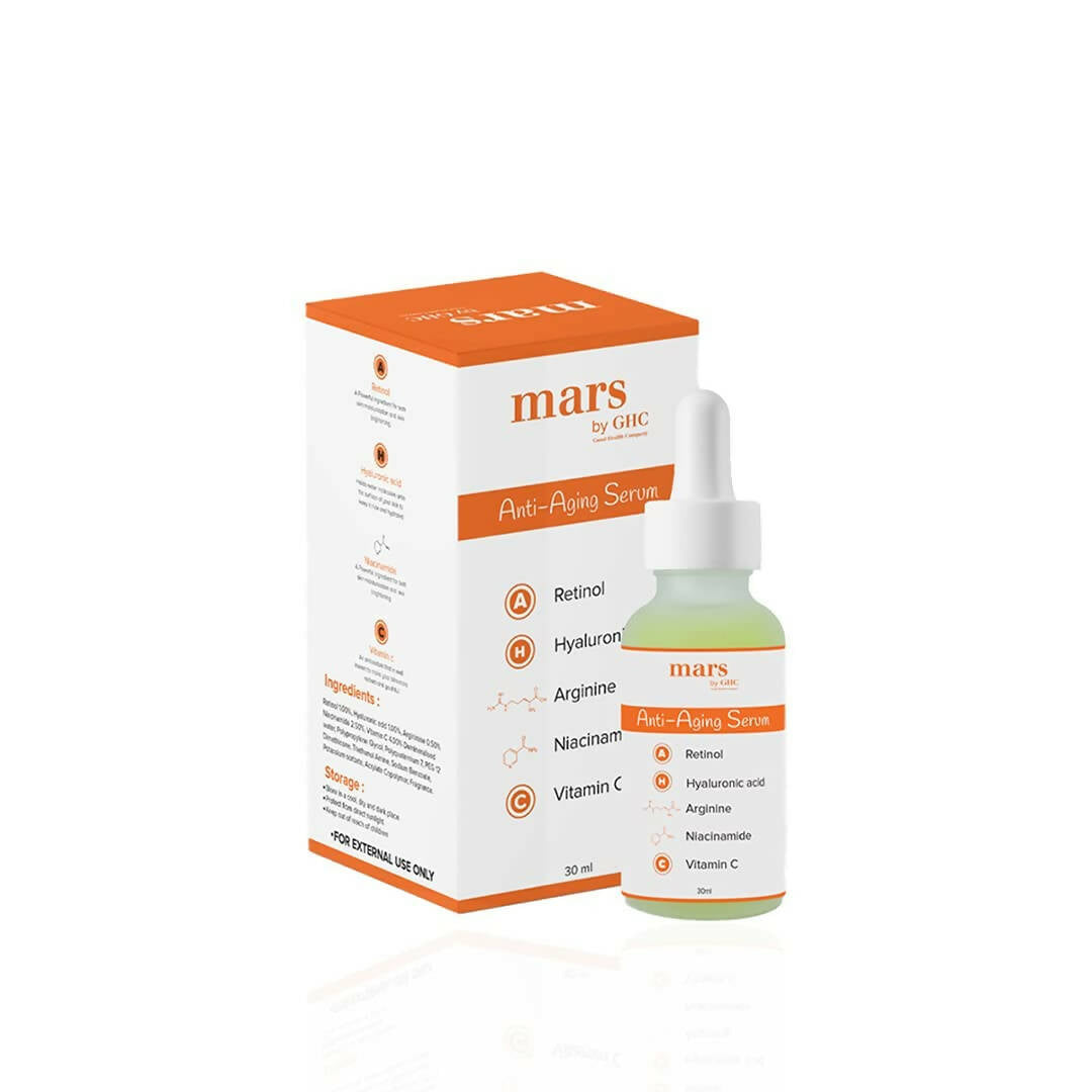 Mars By GHC 1% Retinol Anti Aging Face Serum For Beginners | Grocsy