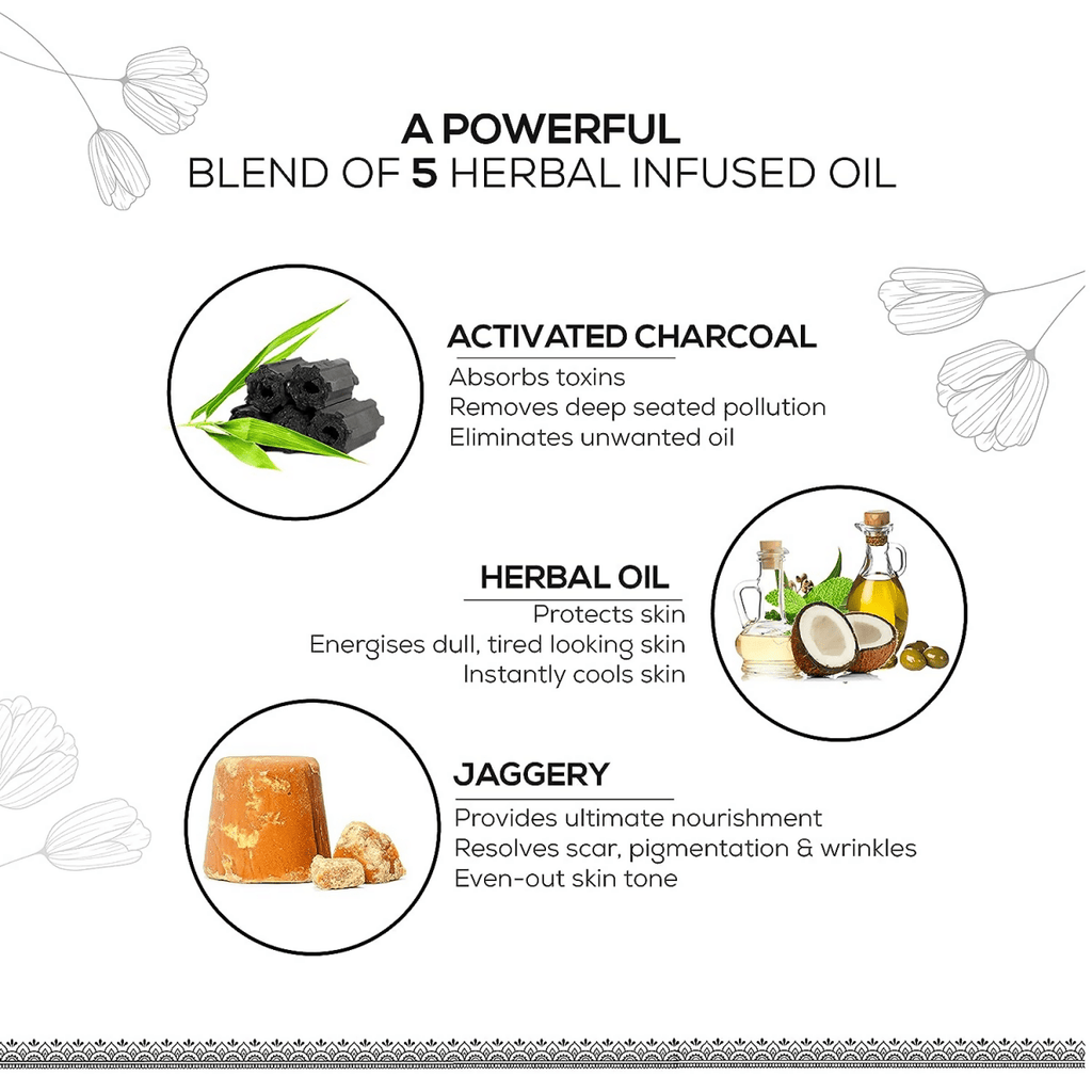 Ayouthveda Charcoal Detox Liquid Castile Soap | Grocsy