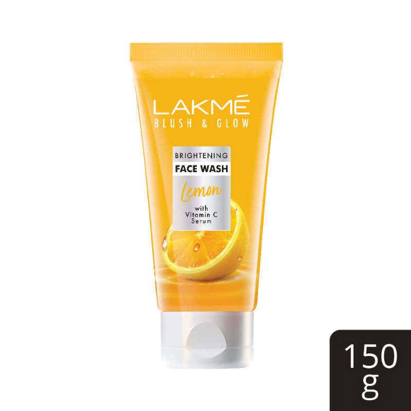 Lakme Blush & Glow Brightening Face Wash with Vitamin C Serum and Lemon Fruit Extracts | Grocsy