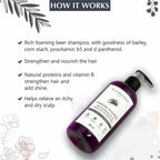 Glamveda Charcoal Shampoo Anti Dandruff & Healthy Hydration | Grocsy