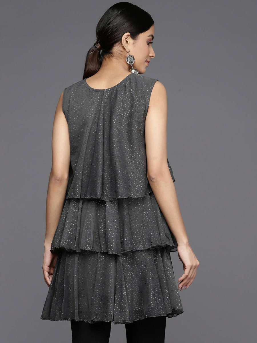 Ahalyaa Women's Traditional wear Tunic - Grey | Grocsy
