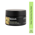 Quench Vitamin E Deep Cleansing Clay Mask with Avocado Removes Impurities & Refines Pores | Grocsy