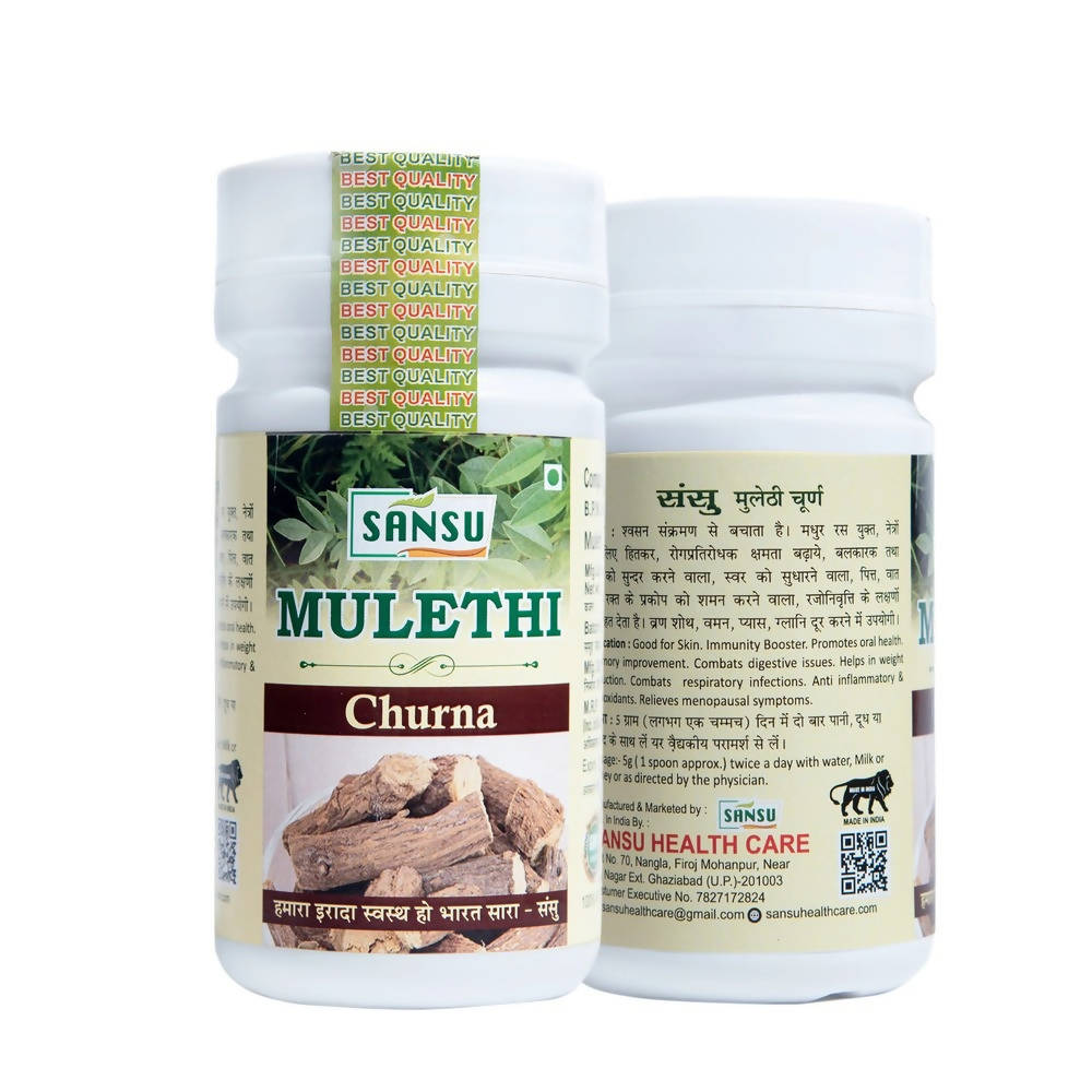Sansu Mulethi Churna - Limited Time Offer - Swadesiicart