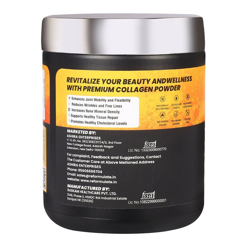 Reformulate Colla Gen Powder Peptides With Hadjod & Vitamin D3 I Joint Health I Boosts Muscle Strength I Beautifies Skin & Hair I Pine Apple | Grocsy