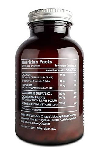 The Vitamin Company Glucosamine Chondroitin Msm With Optimsm Capsules | Grocsy
