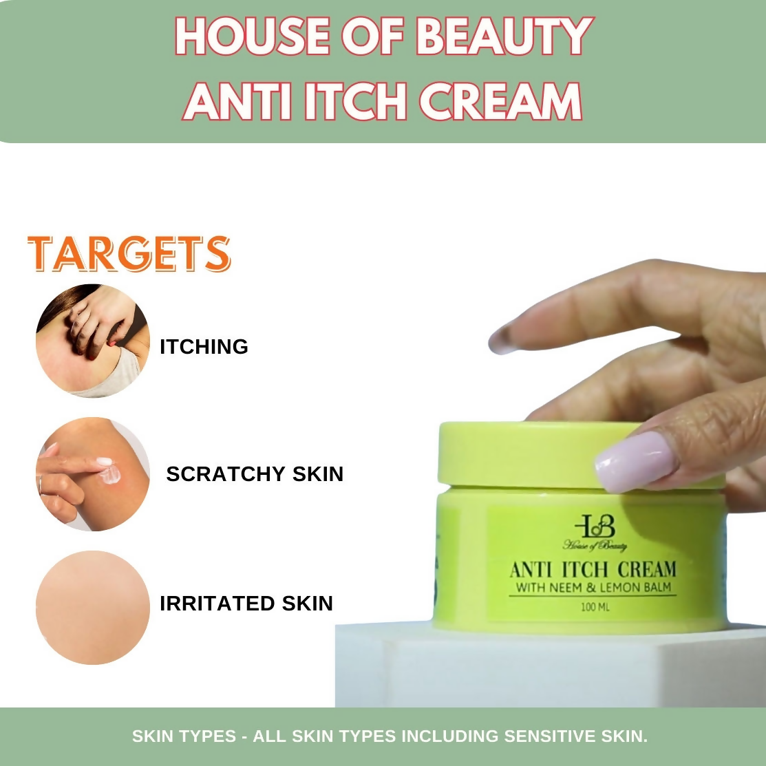 House of Beauty Anti Itch Cream | Grocsy