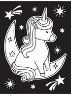 Dreamland Publications Unicorn Neon Colour & Sticker Dots Book Over 500 Stickers Book For Kids | Grocsy
