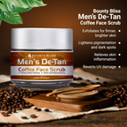 Bounty Bliss Men’s De-Tan Coffee Face Scrub | Grocsy