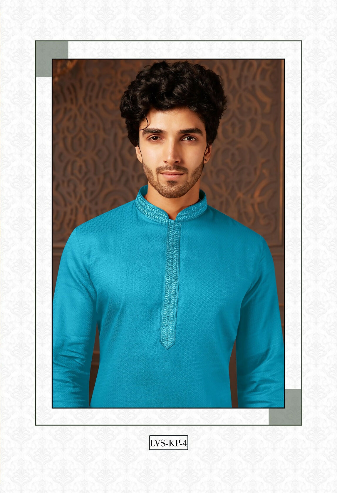Joban Fashion Firozi Cotton Kurta Pyjama | Grocsy