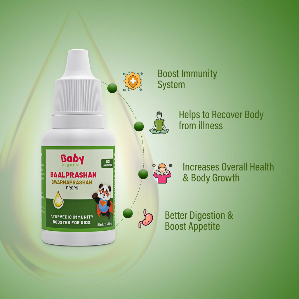 Babyorgano Swarnaprashan Drops (Baalprashan) | Grocsy