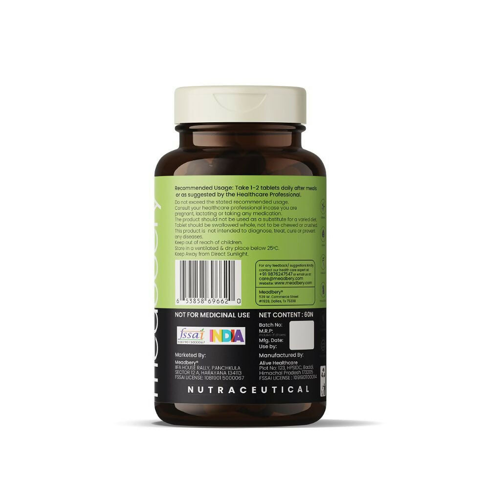 Meadbery Gas Relief Tablets | Grocsy