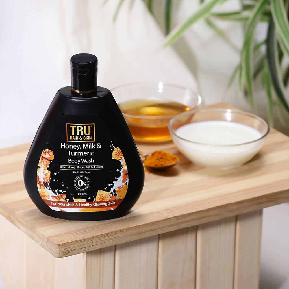 Tru Hair & Skin Honey, Milk & Turmeric Body Wash | Grocsy