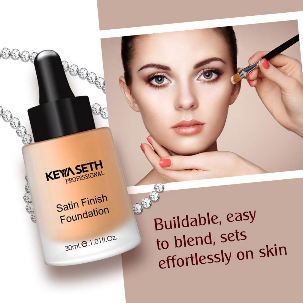 Keya Seth Aromatherapy Professional Satin Finish Foundation - Shade 2 | Grocsy