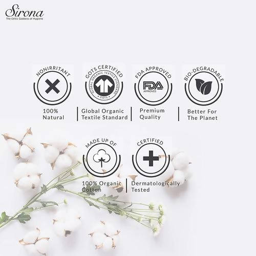 Sirona Heavy Flow Organic Cotton Tampons | Grocsy