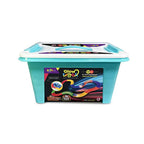 Kipa 2 Magic Race car with 238 Bend Flex and Glow Tracks, Plastic Magic 14 Feet Long Flexible Tracks Car Play Set for Kids (Multi Color) | Grocsy