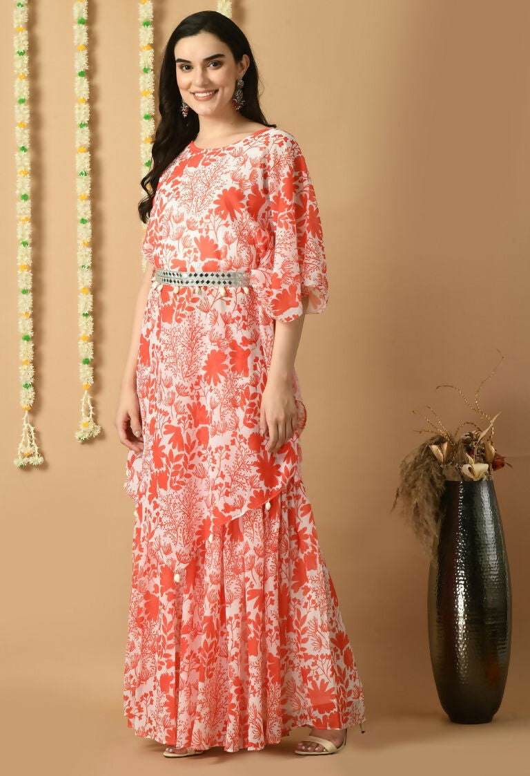 Joban Fashion Red Maslin Kurta Set | Grocsy
