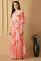 Joban Fashion Red Maslin Kurta Set | Grocsy