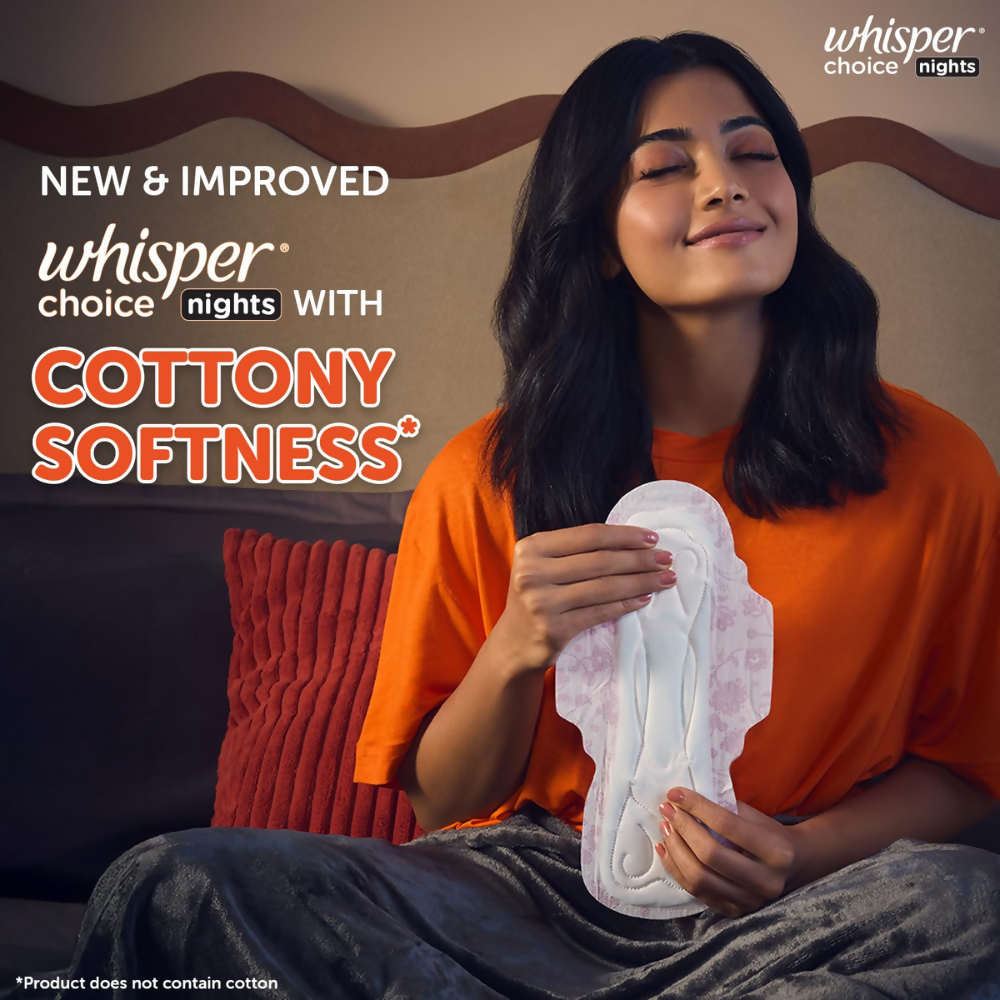 Whisper Ultra Overnight Sanitary Pad - XXL Plus | Grocsy