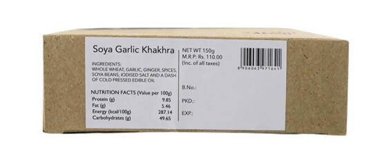 Home D'elite Soya Garlic Khakhra | Grocsy