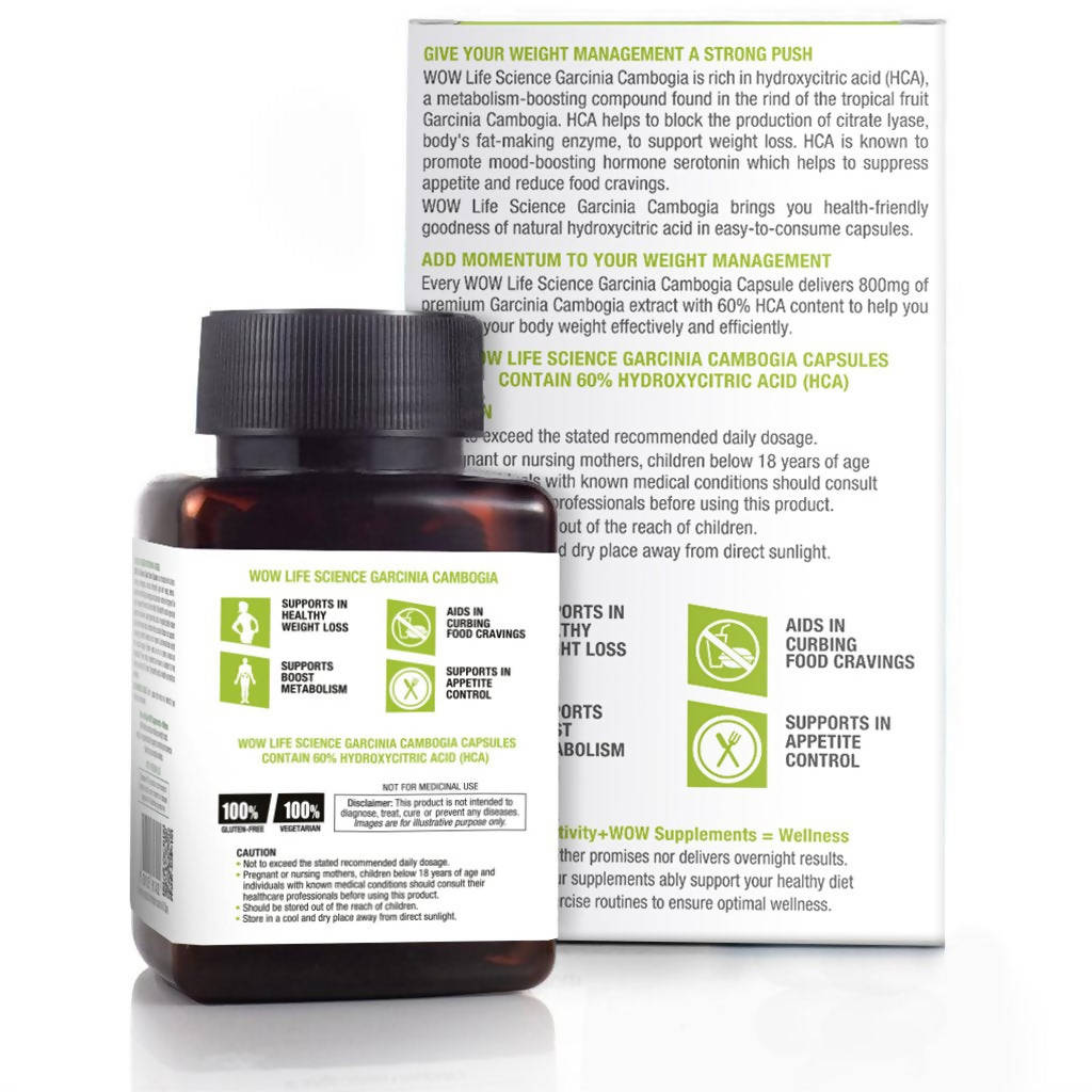 Wow Life Science Garcinia Capsules | Grocsy