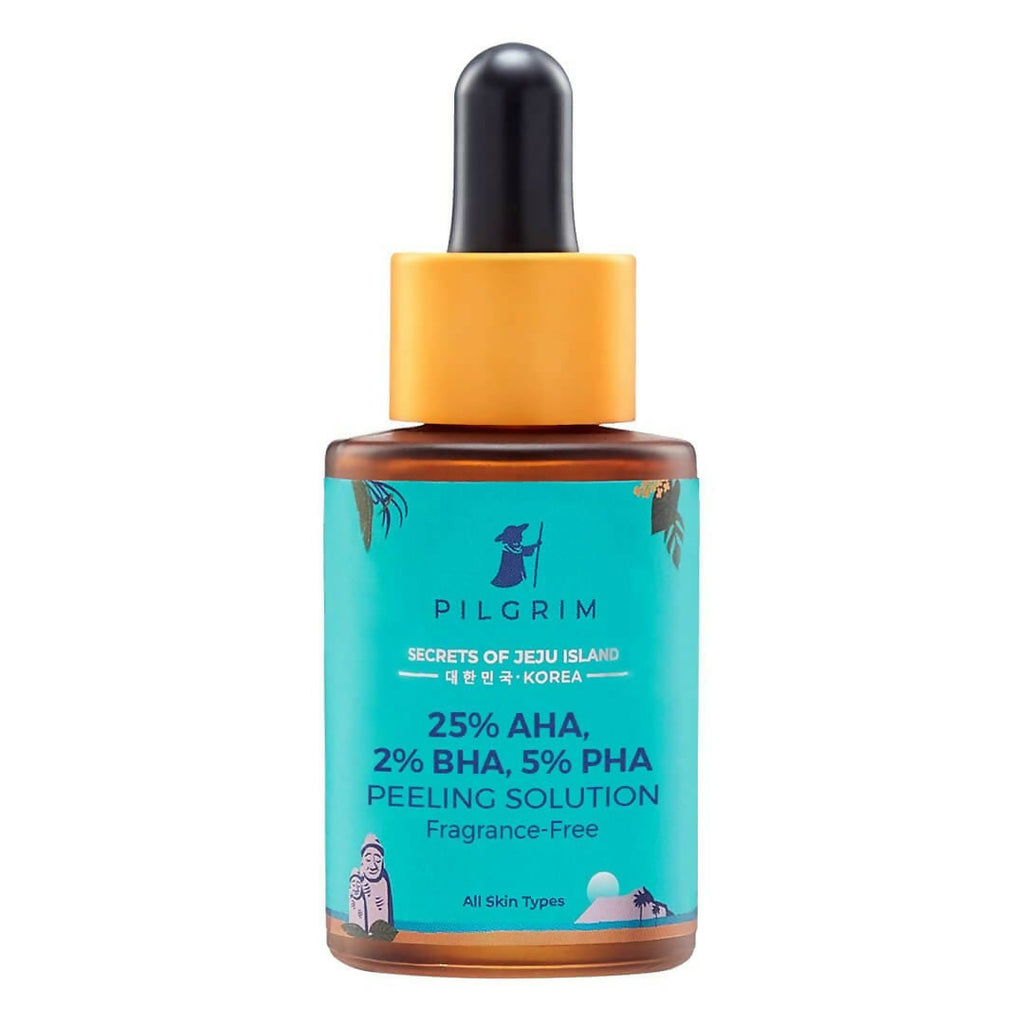 Pilgrim 25% AHA, 2% BHA, 5% PHA Peeling Solution | Grocsy