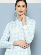 Ahalyaa Womens Co-ords - Blue | Grocsy