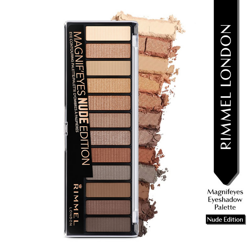 Rimmel London Magnifeyes Nude Edition Eye Contouring Palette - 001 Nude Edition | Grocsy
