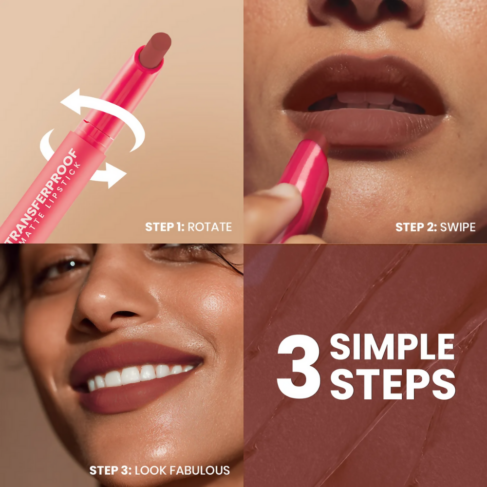 NY Bae Transfer-proof Matte Crayon Lipstick – Tuberose 05 | Grocsy