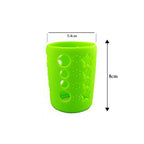 Safe-O-Kid Silicone Baby Feeding Bottle Cover Cum Sleeve for Insulated Protection 120mL- Green | Grocsy