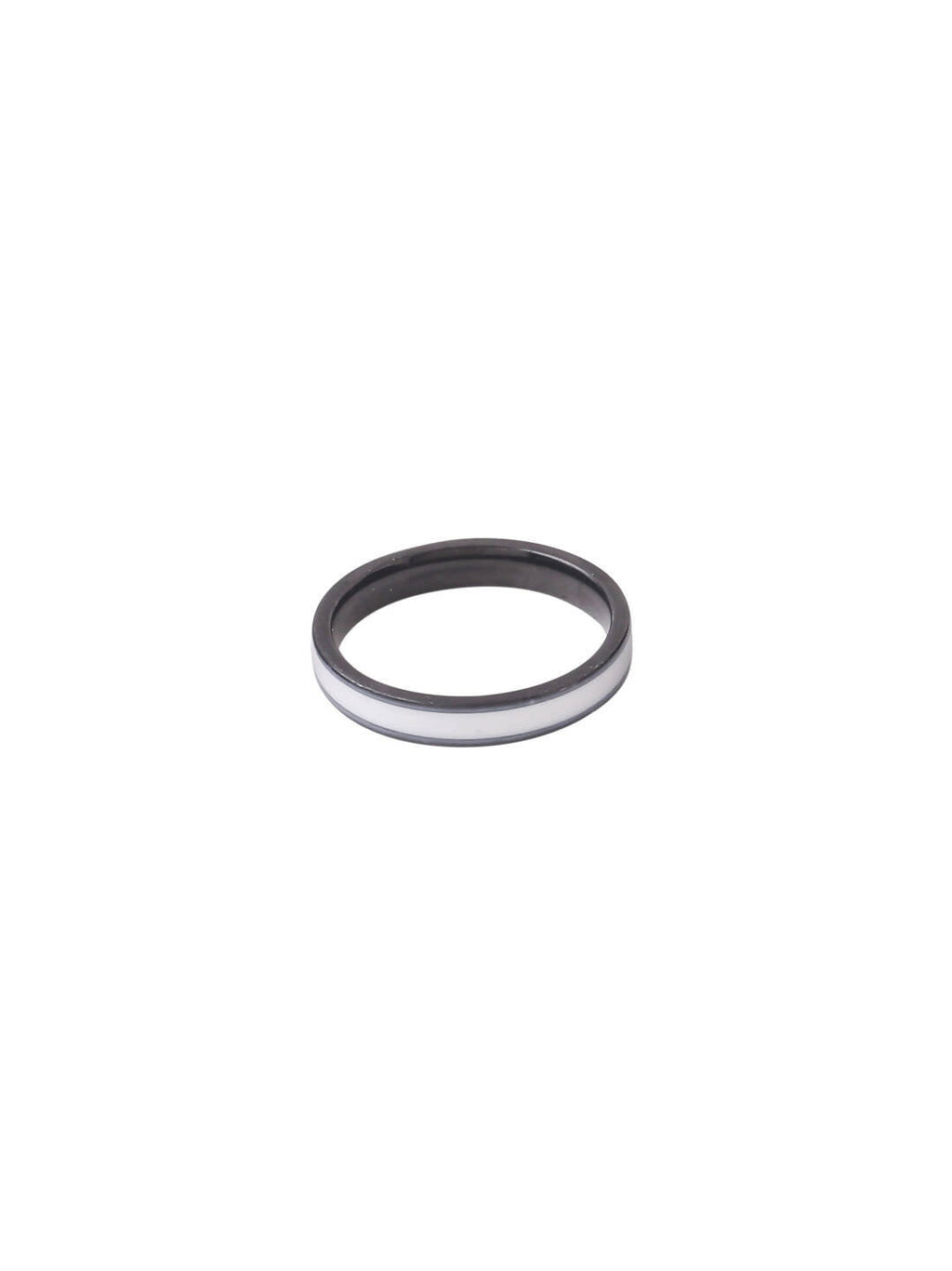 NVR Men's Silver Metal Ring | Grocsy