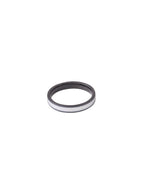 NVR Men's Silver Metal Ring | Grocsy