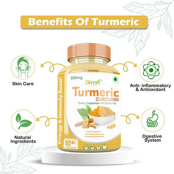 Divya Shree Turmeric Curcumin Capsules | Grocsy