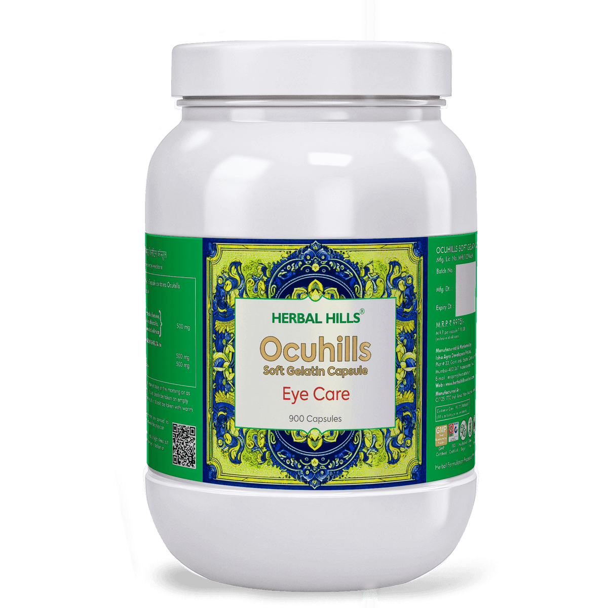 Herbal Hills Ayurveda Ocuhills Capsules | Grocsy