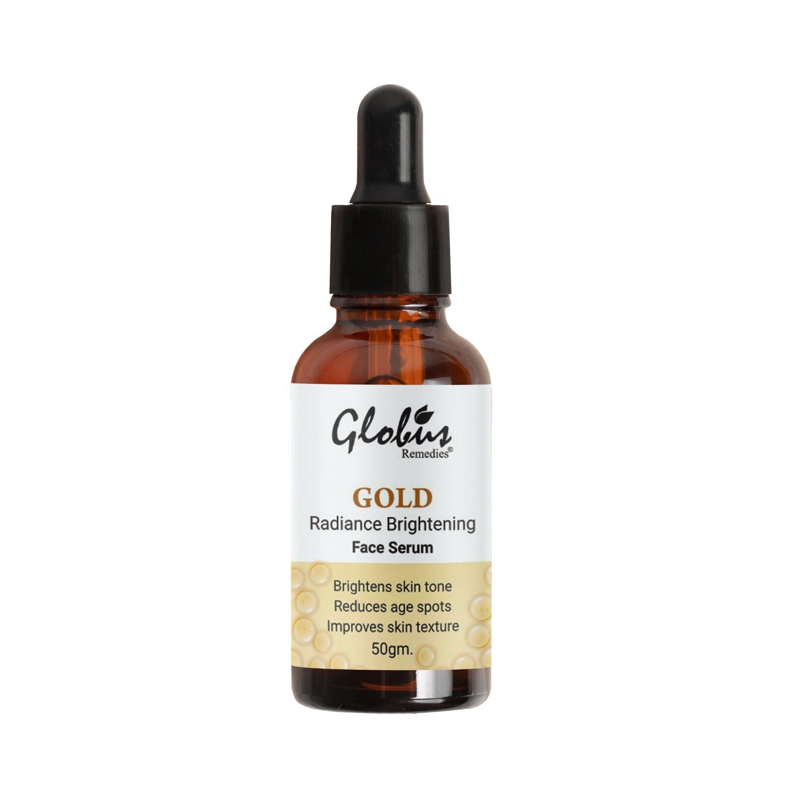 Globus Remedies Gold Radiance Anti Aging Face Serum, For Skin Lightening & Dark Spots Removal | Grocsy