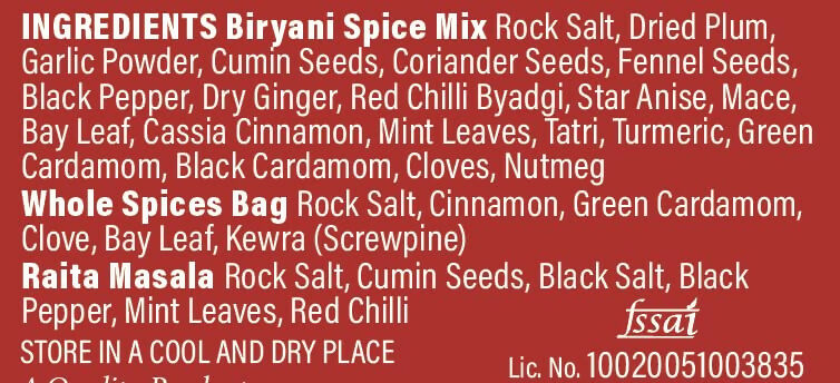 Uttam Spices Biryani Kit Restaurant like Taste | Grocsy