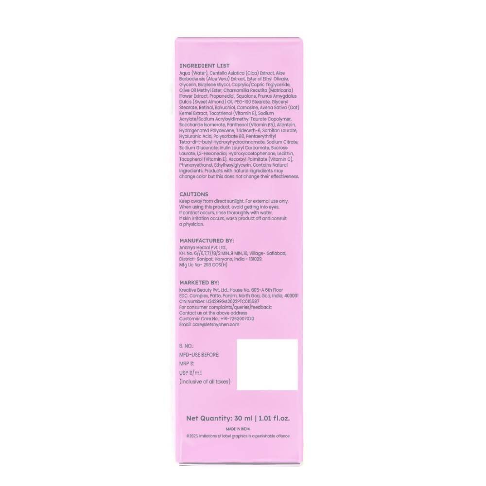 Hyphen By Kriti Sanon 0.05% Retinal Reset Serum, Boosts Collagen, Reduces Wrinkles | Grocsy