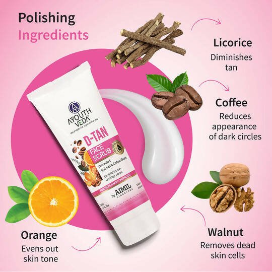 Ayouthveda D-Tan Face Scrub | Grocsy