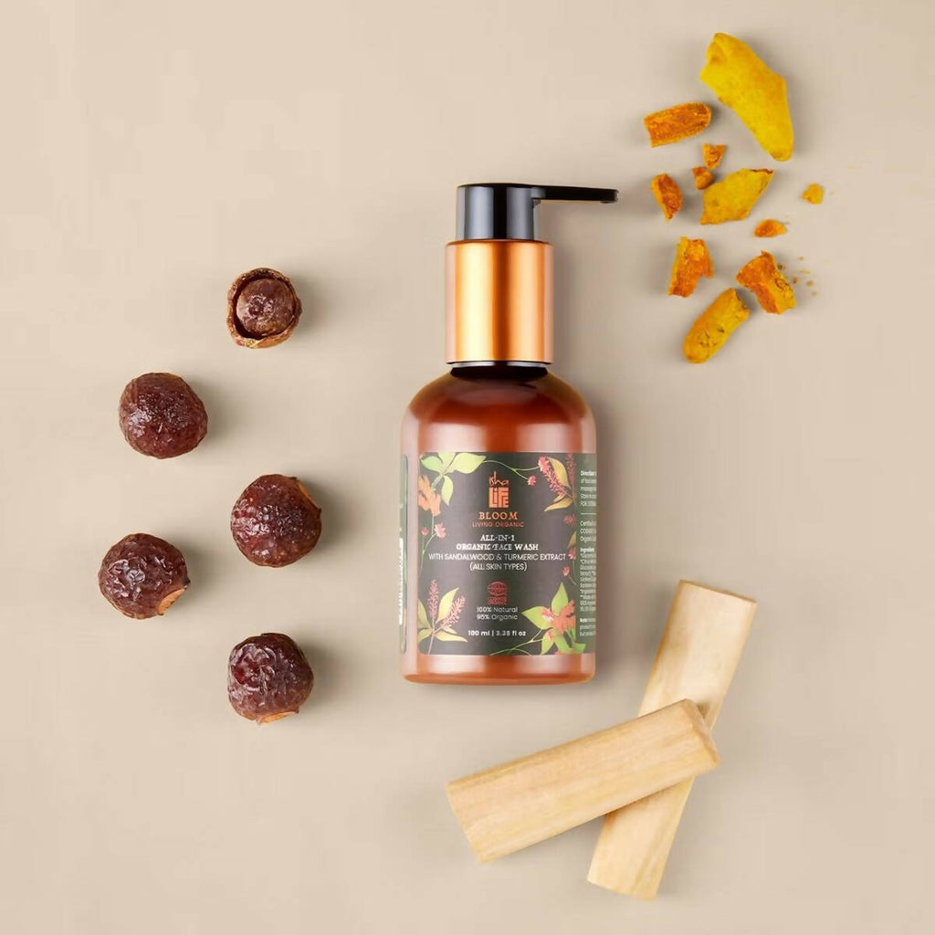 Isha Life All in 1 Organic Face Wash With Sandalwood & Turmeric | Grocsy