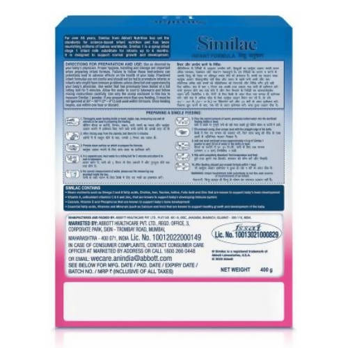 Similac Advance Infant Formula (Stage 1) up to 6 months | Grocsy