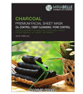 Mirabelle Korea Charcoal Premium Facial Sheet Mask | Grocsy