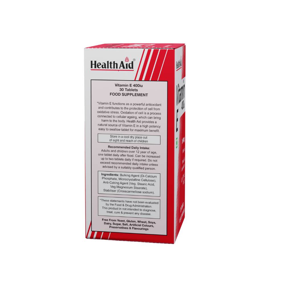 HealthAid Vitamin E 400iu Tablets | Grocsy