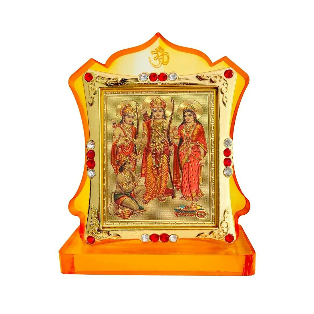 JMStore Hindu Lord Shri Ram Darbar Statue Ram Darbar Murti with Mara Sita, Laxman & Hanuman Ji | Grocsy