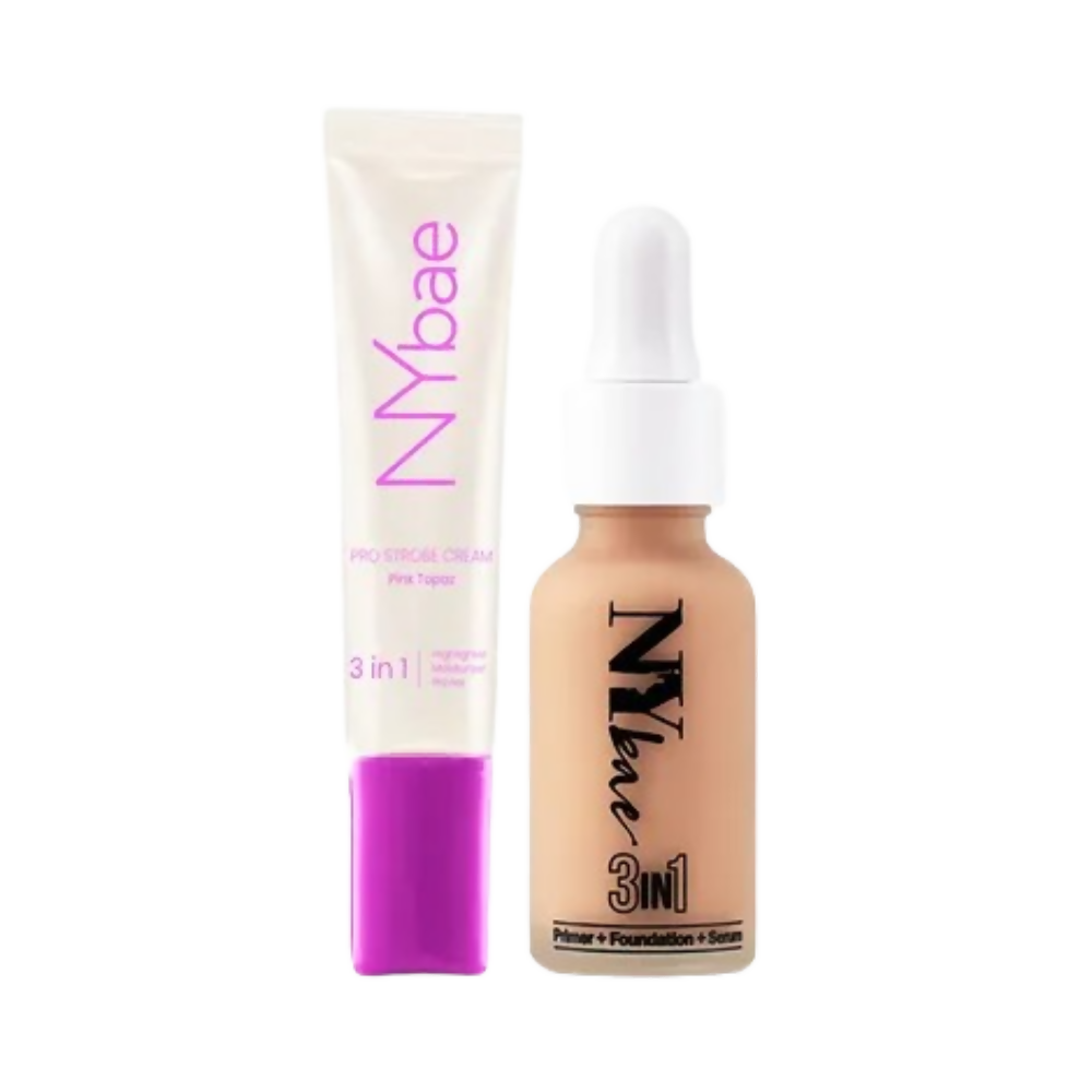 NY Bae Strobe Skin Tint Combo - Medium Skin | Grocsy