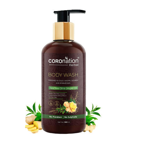 Coronation Herbal Tea Tree Oil & Ginger Oil Body Wash | Grocsy