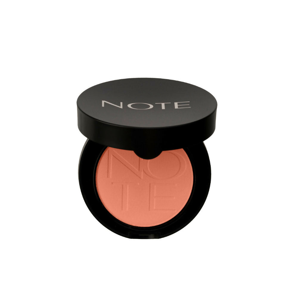 Note Cosmetique Luminous Silk Compact Blusher - 04 Soft Peach | Grocsy